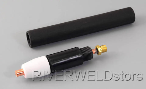 PT-31 LG-40 Plasma Cutter Torch Head Body Pencil Straight 0 Degree Machine Head For CUT50D CUT-50 CT-312 CUT40 Plasma Cutter Replacement Part Heavy Duty For Pro Welders And Diy Pros, with detached cover