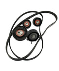 Heavy Duty Belt Tensioner Kit For Audi S4 Q8 6 Piece Alternator Pulley Drive Belt Set, steel pulleys and belt