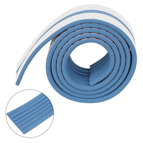 Rolled Kid Safe 6.5ft Baby Proofing Edge Corner Guards with NBR Foam and Double Sided Tape, Blue