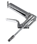 120cc Grease Gun With Durable Chrome Plated Metal Build, Heavy Duty Lubrication Tool for industrial equipment, easy handheld operation.