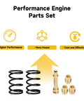 Racing 18lb Valve Springs Upgrade For Predator 212cc 196cc 224cc OHV Clone Engines GX160 GX200 Coleman Ct200uex shown with jet kit.