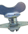 Hassle Free Quarter Turn Winged Fasteners With Self Ejecting Design And Spring Loaded Grip For No Sweat Sheet Metal Panel And Car Door Easy Swap 5 Pack, silver fastener with spring-loaded grip.