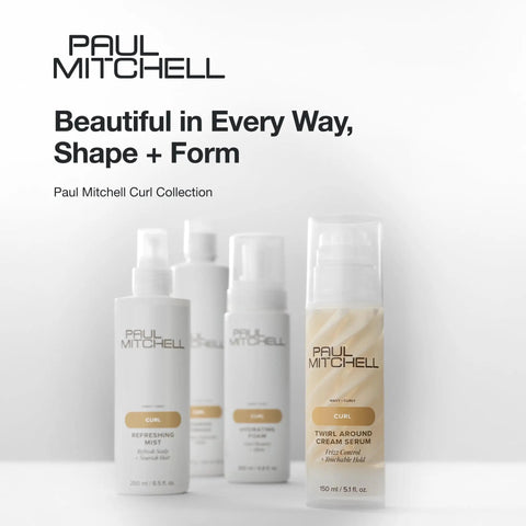 Twirl Around Cream Serum For Curly And Wavy Hair With Frizz Control And Soft Touchable Hold A Cream Gel Hybrid, 5.1 Fl Oz bottle