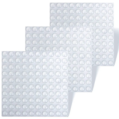 300 Pack Clear Cabinet Bumpers Self Adhesive Rubber Stopper Pads Silent Drawer Cushions For Kitchen Cupboards Stops Door Slamming Butter Smooth Operation Gotta Have Home Staple on display.