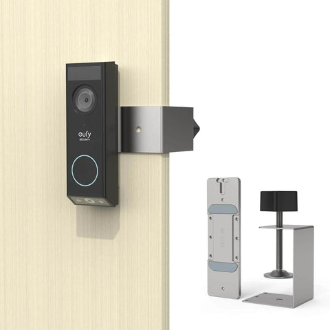 Anti Theft Doorbell Mount For Eufy Security Video Doorbell 340 No Drill Adjustable Bracket Holder Easy Install