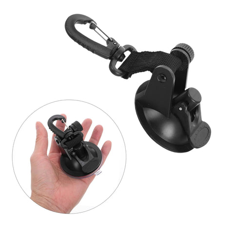 Heavy Duty Cup Hooks 4 Pack With Suction Anchors For Camping And Outdoor Travel in a hand, showing size and detail.