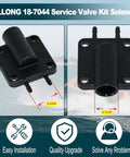 Primer Solenoid Service Valve Kit 18-7044 Replacement for Johnson Evinrude Outboard Engines with dimensions in image