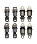 Replacement Front Upper And Lower Control Arm Bushing Kit For 720S GT 4.0L V8 Gasoline OEM 22BA133GP, 8 bushing pieces displayed