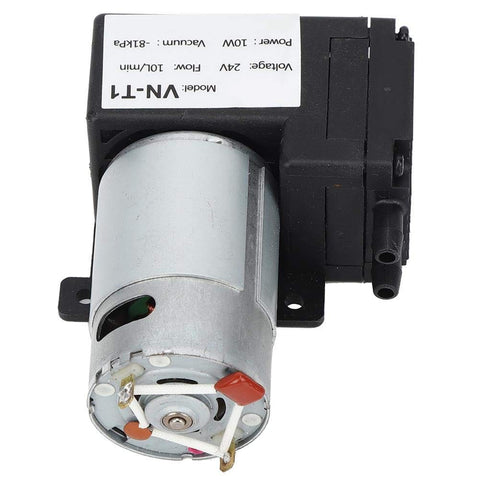 Tiny 10 Liters Per Minute DC Vacuum Pump With 81 kPa Negative Pressure 24V DC Compact Lab And Home Medical Gear