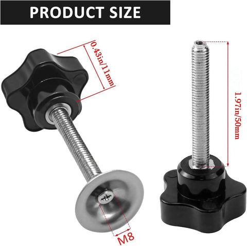 Beefy 2 Inch Heavy Duty C Clamps Set For Woodworking And Furniture Projects Adjustable Industrial Steel Vice Clamps With Non Slip Pads For Desk And Table Installations Secure 2 Pack, product size view