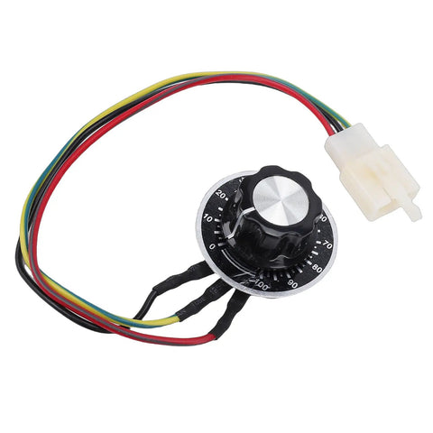 Electric Bike Speed Control Knob With 390mm Wire Three Settings For Electric Scooters Trikes ATVs UTVs And Karts