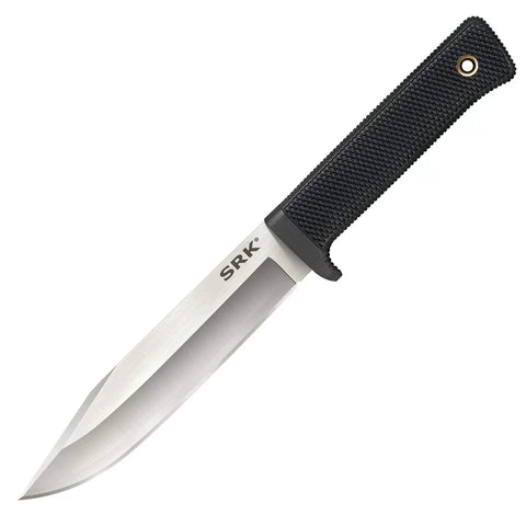 SRK Tactical Fixed Blade Knife With 6 Inch VG 10 San Mai Clip Point, Razor Sharp Blade, 4.75 Inch Kray Ex Handle, Secure Ex Sheath, Military Grade