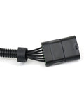 Close-up of the 66 Inch PMD FSD Extension Harness For 6.5L Turbo Diesel Engines Black Pump Mounted Driver Relocation Cable connector.