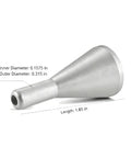 Conical Selective Wave Soldering Nozzle For PCB Replacement Pro Grade Accessory In Anti Corrosion Stainless Steel, 1.85 in