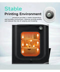 Large Size 3D Printer Enclosure With LED Light For A1 And A1 Mini, Protective Cover And Dust Shield, interior airflow visible