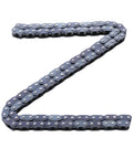 KAMIER T8F drive chain, 116-link heavy-duty gray motorcycle chain