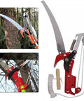 Extendable Tree Pruner Saw Head No Pole Needed For Easy High Altitude Trimming Harvester Clipper For Plants Vines And Shrubs 1.2 Inch Cut Capacity 13.5 Inch SK5 High Carbon Steel Blade