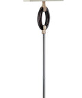 Pharaoh Floor Lamp With Square Brown Shade In Durable Polyresin Tall Modern Lighting For Living Room Or Bedroom Delivers Warm Ambient Glow