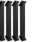 Beefy 4 Pack Steel 45 Degree Angle Connector Bracket Kit For Wooden Structures, Pergolas, Gazebos, Terraces And Patio Roofs