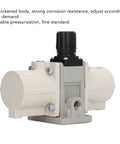 Powerful Pneumatic Boosting Valve Pump for Air Compressors doubles local pressure, minimal heat, durable thickened body, reliable filter