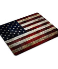 US Flag Mouse Pad With Non Slip Rubber Base For Computer, Laptop, And Office Desk Decor, Ultra Smooth Surface, 9.5 By 7.9 Inch National Flag Design