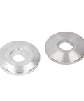 2 Pack Premium Carbide Pressure Plates and Bearing Block for 10 Inch Aluminum Miter Saw, Includes Multifunctional Blade Flange