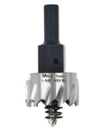 1-3/8 Inch HSS M2 Drill Bit Hole Saw For Metal Cutting with pilot bit, steel construction, and precise under 0.1mm accuracy.