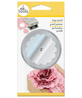 2 Inch Scallop Circle Paper Punch For Scrapbooks And Card Making, Metal Craft Punch With Stackable Design That Locks Shut, Gray Finish