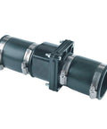Hydro Master plastic sump pump check valve with stainless steel hose clamps, 2-inch.