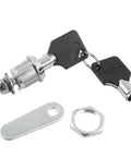 Cylinder Locks For Doors, Mailboxes, Drawers, And Cupboards With Cam Lock, Includes 2 Keys, Easy Install Box Lock