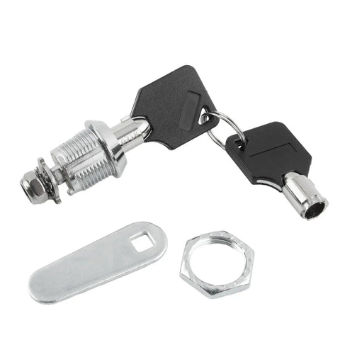 Cylinder Locks For Doors, Mailboxes, Drawers, And Cupboards With Cam Lock, Includes 2 Keys, Easy Install Box Lock