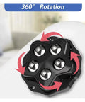 Peel And Stick Furniture Casters Set Of Four With Manual Lock Brake And Silent Rubber Wheels That Roll Like Butter On Hardwood Or Carpet for 360° rotation.