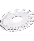Stainless Steel Wire Diameter Gauge 0-36 Inch For Copper, Brass And Other Non Ferrous Metals, Pro Grade Precision Measuring Tool