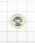 Worm Drive Gear Replacement For Stand Mixers WPW10112253, circular beige and metal gear, on grid background