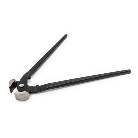 Heavy Duty End Cutting Nipper Pliers 14 Inch for Nail and Wire Cutting with honed cutting edges and black tempered handles.