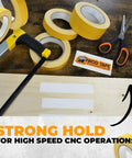 Double Sided Woodworking Tape 6 Pack 1 Inch By 25 Yards For CNC Machines Woodworking Routing and Template Work on display