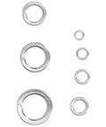 Heavy Duty Spring Split Lock Washer Set 150 Pcs DIN 7980 M6 For Home DIY And Industrial Use Durable Surface Treated Washers Prevent Loosening On Screws And Bolts In Factories And Projects, stainless steel washers