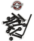Black 1 Inch Allen Skateboard Bolt For Trucks Replacement Hardware Pro Grade Durable Allen Bolt For Most Skateboard Trucks Fits Standard Setups Ideal Spare Part For Serious Riders And Street Session Fans scattered on white background