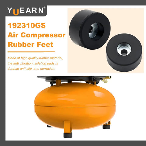 Heavy Duty Rubber Feet For Air Compressors Generators And Pressure Washers Anti Vibration Isolator Mounts 10 Pack Replacement Feet