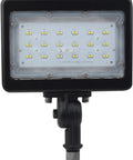 8 Pack Outdoor Led Flood Lights 30W 3000K Warm White Bronze Finish tough metal housing showcasing LED bulb layout.