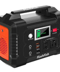 Portable Power Station 200W 40800mAh Backup Battery Pack With 110V AC Outlets, 2 DC Ports, 3 USB Ports, Solar Generator