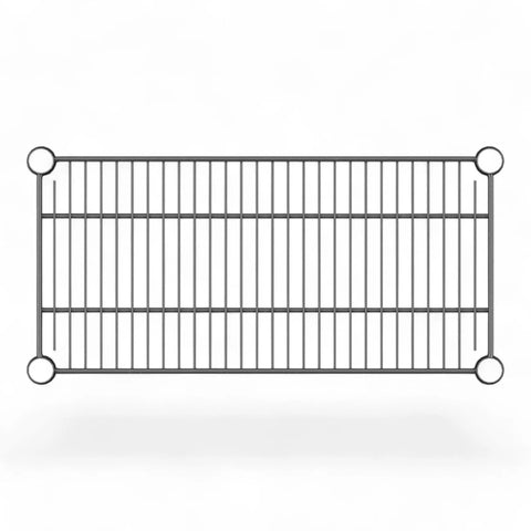 Heavy Duty 12 By 30 Inch Black Wire Shelf Adjustable Storage Rack For Kitchen Garage Warehouse Sleek Mesh Layout Rustproof Knockout Upgrade Smooth Storage Game Changer