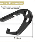 Two Pack Aluminum Tree Climber Hook Set For Shembiner XL Harnesses One Hand Operation With Open Frame Design side view