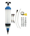 Ultimate 1.5L Fluid Extractor Engine Oil Syringe With Smart Arrow Case Master Cylinder Transfer Pump and connectors.