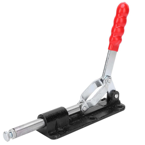 Beefy Quick Release Toggle Clamp With 1278 Lbs Holding Power, push pull hand tool with red handle for woodworking and fixtures