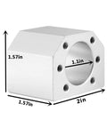 DSG16H ball nut housing for SFU1605 Ball Screw Kit 1050mm RM1605 with dimensions shown