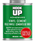 Hook Up Adhesives can of Heavy Duty Vinyl Contact Cement Adhesive Waterproof Fast Dry Glue For Pools Inflatables PVC Air Mattresses Tarps Boats Rafts And Upholstery Strong Bond 16 Oz For Outdoor Repairs And PVC Piping with American Owned Brand label
