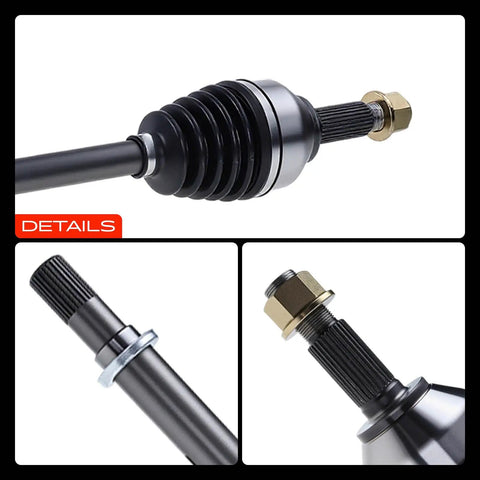 Detailed view of CV Axle Shaft Assembly Front Right Passenger Side Direct Fit For Nissan Altima 2007 2013 2.5L Gas With Automatic CVT Rogue