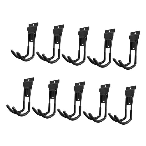 Heavy Duty Steel J Hooks For Hanging Garden Hose And Tools Easy Install Garage Storage For Shed And Workshop Wall Space Saving Organizer
