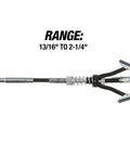 Adjustable Brake Cylinder Hone Pro Grade for Brake Repair and Engine Honing, Medium Grit Tool Fits 13/16 to 2 1/4 Inch